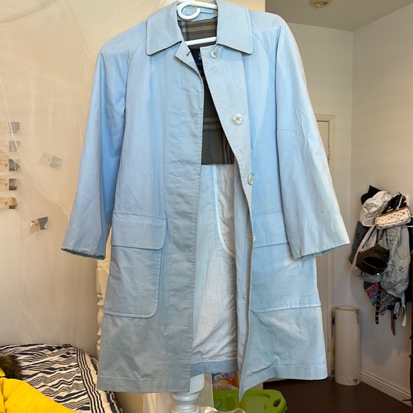 Burberry Light Blue Jacket - Picture 1 of 5